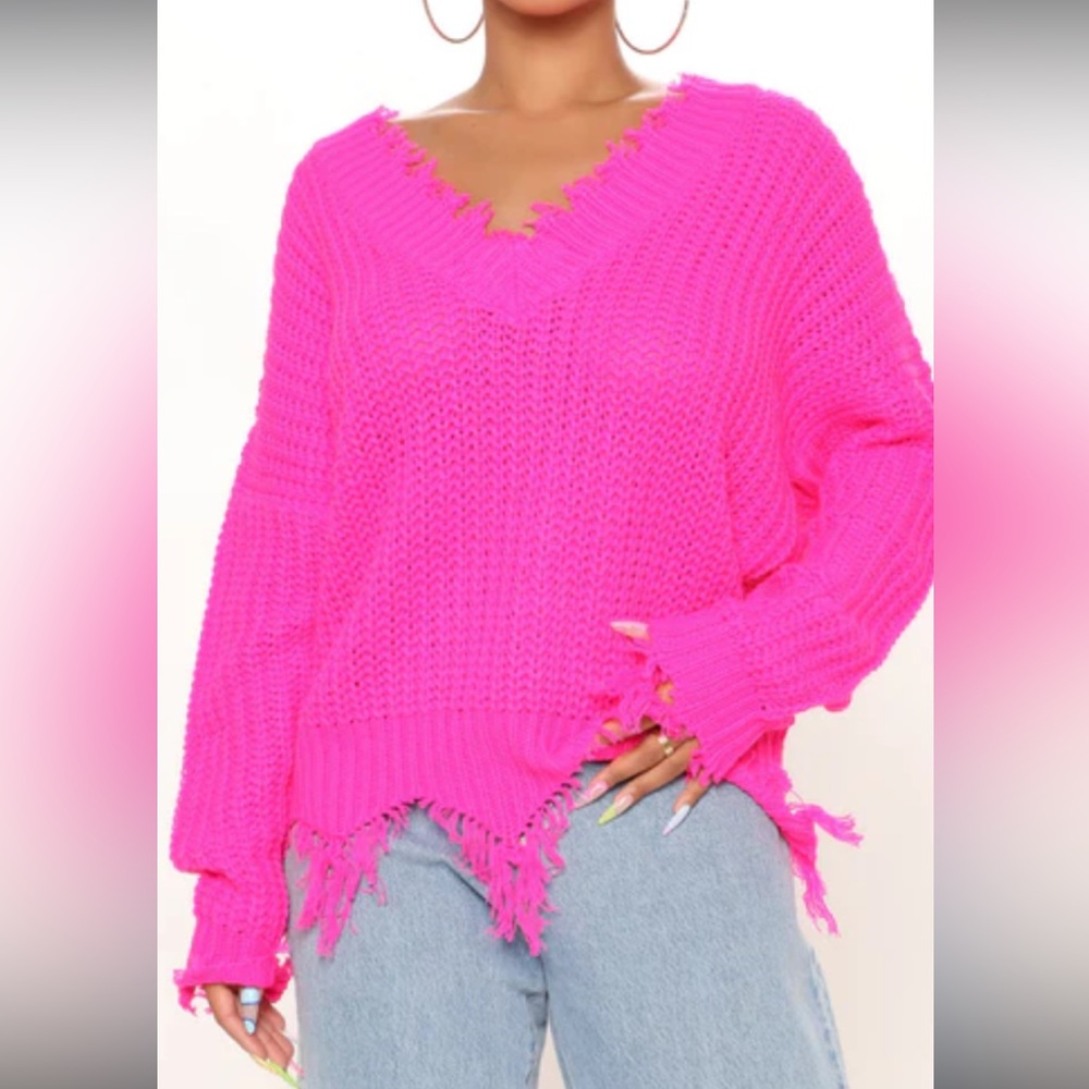 Pink Sweater